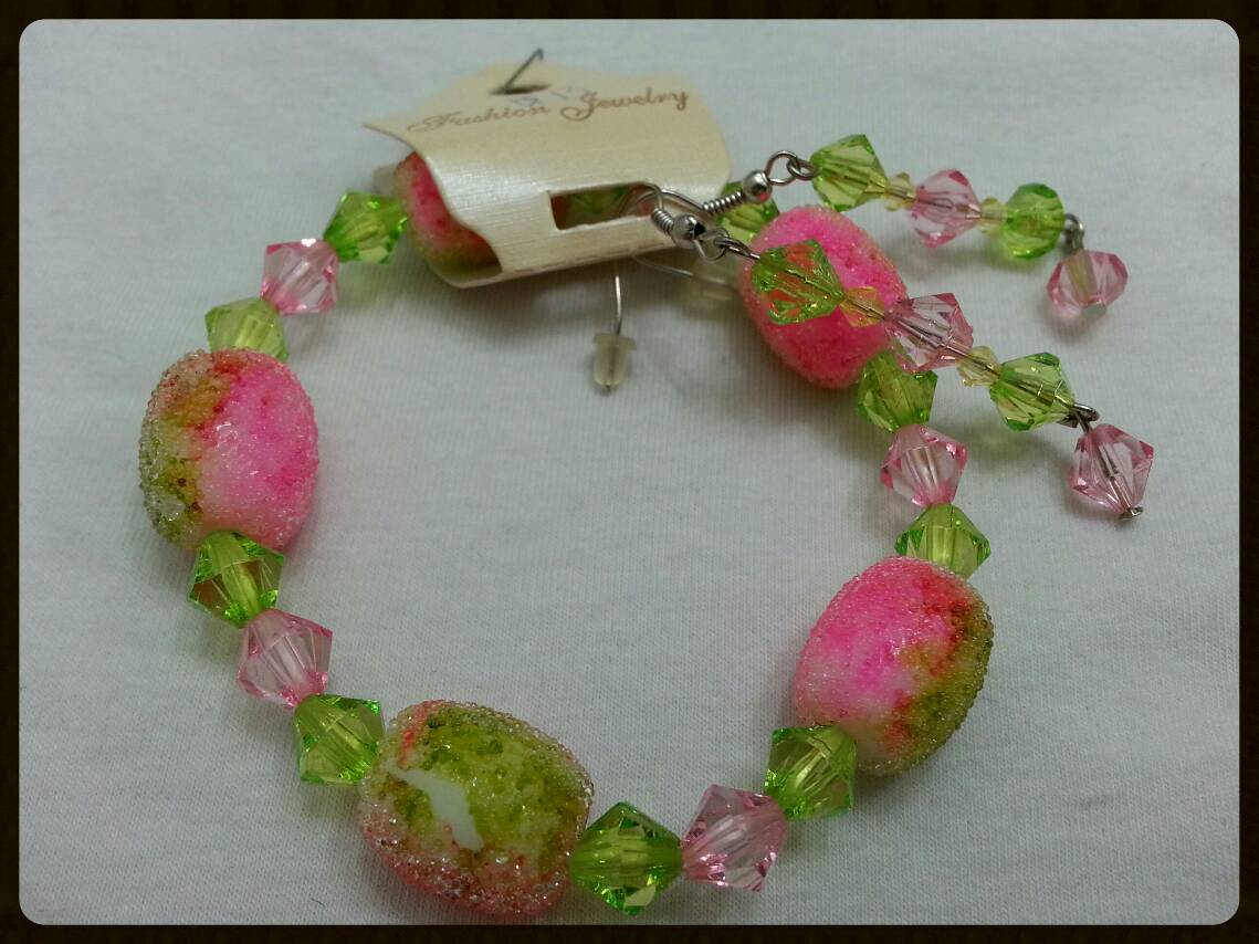 Green bracelet set